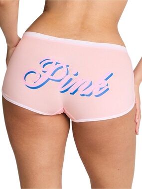 🆕🌴 Coconut PINK Y2K Dorm Boyshorts Victoria’s Secret Small NWT🥥